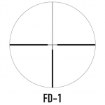 March Compact 1.5-15x42mm SFP FD-1 Reticle 1/4MOA 6Level Illum Riflescope D15V42I-FD-1