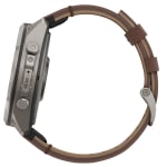 Garmin Fenix 9 Pro 51mm Titanium Smartwatch w/inReach Premium,AMOLED Display, Walnut Leather Band & Pebble Gray-Silver Gray Silicone Band 010-04337-40 - Additional Image 11