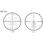 March FX Tactical 5-42x56mm G2 FFP FML-MT Reticle 0.1 MIL 6Level Illum Riflescope D42HV56WFIMLX-G2-FML-MT - Reticle Image 1