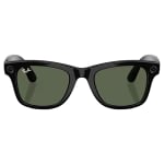 Ray-Ban Meta Wayfarer L Shiny Black G15 Green 0RW4012-601/71-53