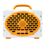 Turtlebox GameDay Series 2.0 Original Outdoor Bluetooth Speaker w/ Party Mode, Waterproof, 25hr Battery, White/Orange TB-ORIG-G3-WHT-ORG-ORG-2 - Additional Image 5