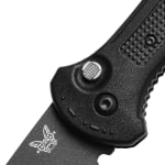 Benchmade Claymore 154CM Stainless Steel 60-62HRC Serrated 3.6" Knife w/Black Grivory Handle 9070SBK-02 - Additional Image 3