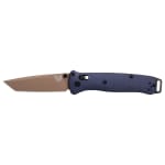 Benchmade Bailout AXIS Tanto Crater Blue Aluminum Knife 537FE-02