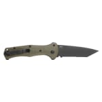 Benchmade Claymore 154CM Stainless Steel 60-62HRC Tanto Serrated 3.6" Knife w/Ranger green Grivory Handle 9071SBK-03 - Additional Image 2