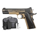 Kimber "Lace Up America" Boot Campaign 1911 .45 ACP Pistol Bundle w/(2) 7rd Mags, Mission First Tactical Holster & Mag Holster, & Range Bag 3700896 - Additional Image 1
