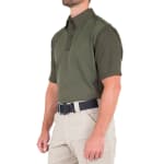 First Tactical Men's V2 Pro Performance Short Sleeve Shirt Olive Drab Green 112012-830 - Additional Image 1