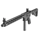 Springfield Armory Saint Victor 9mm 16" Bbl Black Rifle w/ B5 Stock, Adj Flip-Up Sights, 1x32rd Mag STV91609B - Additional Image 3