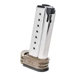 Springfield Armory XD-S 9mm 8rd Mid-Size Magazine w/Flat Dark Earth Sleeves for Backstraps 1 & 2 XDS0908DE - Additional Image 1