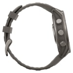 Garmin Fenix 9 47mm Titanium-Color Smartwatch w/ Built-In Flashlight, AMOLED Display, Pebble Gray Silicone Band 010-04762-00 - Additional Image 4