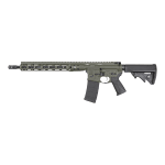LWRCI ICDI Discovery Direct Impingement 5.56mm 16" 1/7" 1/2x28 TPI Bbl M-LOK OD Green RH CA Compliant Rifle ICDIR5ODG16MLECAC