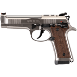 Beretta 92X Performance Defensive Classic Nistan Walnut Grips SS Barrel 9x19mm 4.6" Bbl SA/DA Pistol w/2 15 Mags SPEC0746A15