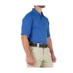 First Tactical Men's Performance Short Sleeve Polo Academy Blue 112509-691 - Additional Image 4