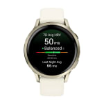 Garmin Venu 4 41mm Beige w/Lunar Gold + Bone Advanced Health and Fitness Smartwatch 010-03013-00