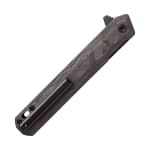 Tekto F2 Bravo Black D2 Blade Forged Red Carbon Black Titanium Accents Fine Edge Folding Knife F2R-CCRD-D2BK1-A1 - Additional Image 2