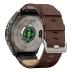 Garmin Fenix 9 Pro 51mm Titanium Smartwatch w/inReach Premium,AMOLED Display, Walnut Leather Band & Pebble Gray-Silver Gray Silicone Band 010-04337-40 - Additional Image 10