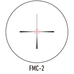 March F Tactical 1-8x24mm FFP FMC-2 Reticle 0.1MIL 6Level Illum Riflescope D8V24FIML-FMC-2 - Reticle Image 1