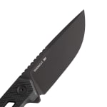 Tekto X1 Black MagnaCut Drop Point Blade Black G10 Handle Black Accents Fine Edge Fixed Knife X1R-G10BK-MCBK1-A1 - Additional Image 2