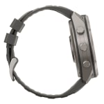 Garmin Fenix 9 Pro 51mm Titanium Smartwatch w/ inReach, Solar Display, Pebble Gray-Silver Gray Silicone Band 010-04339-00 - Additional Image 4