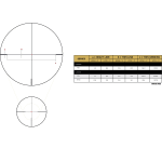 Leupold VX-5HD Gen 2 30mm 3-15x50mm CDS-SZL2 Side Focus Metric Illuminated FireDot 4 Fine Riflescope 188799 - Reticle Image 1