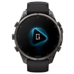 Garmin Fenix 9 Pro 47mm Carbon Gray DLC Titanium Smartwatch w/ inReach, AMOLED Display, Black-Pebble Gray Silicone Band 010-04336-10 - Additional Image 8