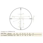 German Precision Optics GPO Spectra 2.5-10X44i G4i-Drop OPEN BOX Scope RS421 RS421 - Reticle Image 2