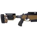 Tikka T3X TAC A1 Matte Blued Steel 308 WIN NS 20 BBL 1:1/10 5/8x24 TPI RH 2-stage 10RD Folding Alum ADJ CHK / Coyote Brown J03244
