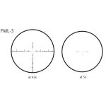 March FX Tactical 5-42x56mm G2 FFP FML-3 Reticle 0.1 MIL 6Level Illum Riflescope D42HV56WFIMLX-G2-FML-3 - Reticle Image 1