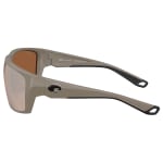 Costa Fly Line Men's Size 64 Injected Frame Matte Sand w/Copper Silver Mirror 580G Lenses 06S9129-91291464