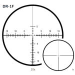 March FX Shorty 1-10x24mm FFP DR-1F Reticle 0.1MIL 6Level Illum Riflescope D10SV24FDIMLN34-DR-1F