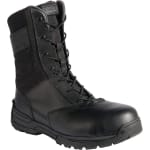 First Tactical Men's 8" Duty Safety Toe Side-Zip Black Boots 165923-019 - Additional Image 3