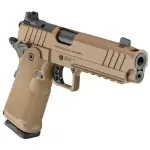 Springfield Armory 1911 DS Prodigy 9mm 5"Bbl Coyote Brown Handgun w/AOS Plate, U-Notch Tritium Sights, Integrated Comp, 2x10rd Mags PH9119AOSCBLC-COMP - Additional Image 1