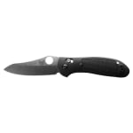 Benchmade Pardue Griptilian AXIS Sheepsfoot Hole Griptilian Black Grivory Knife 550-S30V