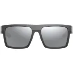 Leupold Becnara Matte Black/Gloss Black, Shadow Gray Flash Lens Performance Eyewear 179102