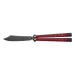 Benchmade Necron Latchless Balisong Ruby Red G10 Knife 99BK-1