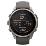 Garmin Fenix 9 Pro 51mm Titanium Smartwatch w/ Solar Display, Pebble Gray-Silver Gray Silicone Band 010-04339-05 - Additional Image 5