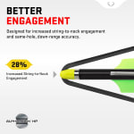 TenPoint Pro Elite 400 Select 20" Alpha-Nock HP .001" Yellow Carbon Arrows 6pk HEA-670.6 - Additional Image 4
