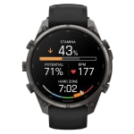 Garmin Fenix 9 Pro 47mm Carbon Gray DLC Titanium Smartwatch w/ inReach, AMOLED Display, Black-Pebble Gray Silicone Band 010-04336-10 - Additional Image 3
