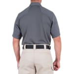 First Tactical Men's V2 Pro Performance Short Sleeve Shirt Wolf Grey 112012-036 - Additional Image 3