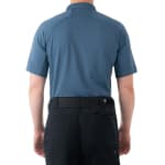 First Tactical Men's Performance Short Sleeve Polo French Blue 112509-484 - Additional Image 2