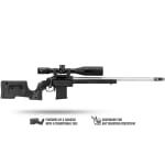 MDT XRS Ruger American LA 3.715 RH Black Chassis System 116683-BLK - Additional Image 1