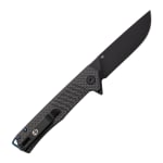 Tekto F1 Alpha Black D2 Blade Carbon Fiber Handle Blue Accents Fine Edge Folding Knife F1R-CFBK-D2BK1-A2 - Additional Image 1