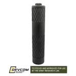HUXWRX FLOW 65 DT 6.5 Creedmoor Direct Thread 5/8x24 9" Stainless Steel Suppressor w/ PRISM Coating M3632-003 - Additional Image 1