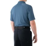 First Tactical Men's Performance Short Sleeve Polo French Blue 112509-484 - Additional Image 3
