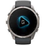 Garmin Fenix 9 Pro 51mm Titanium Smartwatch w/ Built-In Flashlight, AMOLED Display, Graphite-Black Silicone Band 010-04337-25 - Additional Image 6