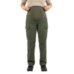 First Tactical Women's V2 Tactical Maternity Pants 2-Way Stretch Water Resistant Double-Dyed OD Green 124011M-830-0-U - Additional Image 1