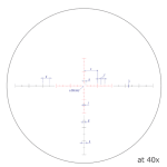 March 8-80x56HM SFP Tracking Scope MML-W1 Reticle 4Level Illum MIL w/Accessory Rail & Eyepiece Extension Ring DT80HV56RI-AR-MML-W1 - Reticle Image 2