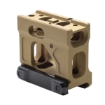 Unity Tactical FAST Micro Red Dot Mount for Aimpoint-Micor Footprint (NOT CompM5S or M5B) w/ Integrated Iron Sights, FDE FST-MICF - Additional Image 1