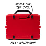 Turtlebox GameDay Series 2.0 Original Outdoor Bluetooth Speaker w/ Party Mode, Waterproof, 25hr Battery, Red/Black TB-ORIG-G3-RED-WHT-BLK-2 - Additional Image 3