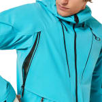 Oakley Men's Swimming Pool Blue L Snow Bowls Gore-Tex Shell Jacket FOA407374-6HM-L - Additional Image 3