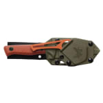 Benchmade SlipRidge Fixed Combo 3.5" Drop-Point MagnaCut Stainless Steel (60-62 HRC) Fixed Blade Rust Orange G10 Handle Knife 15650-01-COMBO - Additional Image 1